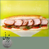 ساندویچ کوکتل پنیری (نان باگت)