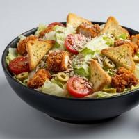 سالاد سزار با فیله سوخاری