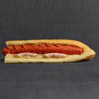 ساندویچ چیز هات داگ با ژامبون