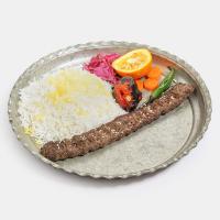 چلو کباب کوبیده معمولی