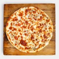 پیتزا گوشت و قارچ آمریکایی