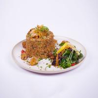 فراید رایس بلک پپر میگو