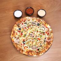 پیتزا قارچ آمریکایی