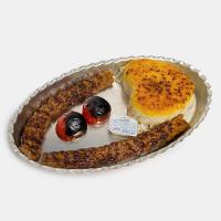 چلو کباب کوبیده معمولی