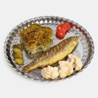 چلو ماهی قزل آلا سرخ شده