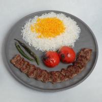 چلو کباب لقمه گوسفندی