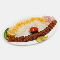 چلو کباب لقمه