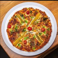 پیتزا سبزیجات آمریکایی (یک نفره)