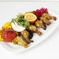 خوراک کتف مرغ زعفرانی