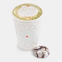 پسته داغ با خامه هم زده