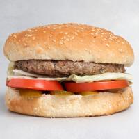 همبرگر ذغالی