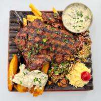 استیک گوشت (300گرم).