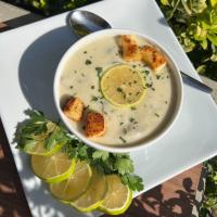 سوپ قارچ و مرغ