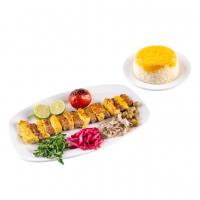 چلو کباب بختیاری زعفرانی