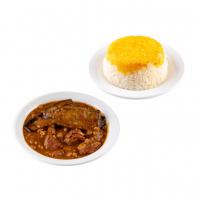 چلو خورشت قیمه بادمجان