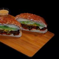 قارچ برگر اسنک