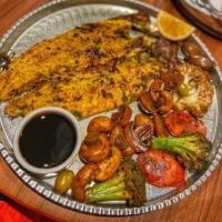 خوراک ماهی قزل آلا کبابی 
