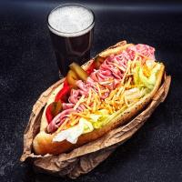 ساندویچ ژامبون گوشت سرد