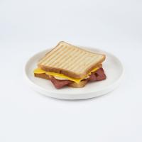 تست نیمرو بیکن پنیر