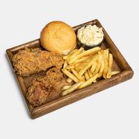 مرغ سوخاری دو تکه نرمال