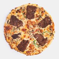 پیتزا قارچ و گوشت آمریکایی