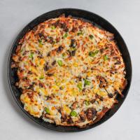 پیتزا گوشت و قارچ ایتالیایی