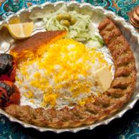 خوراک کباب لقمه زعفران