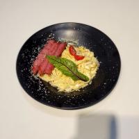 پاستا بیکن گوشت کربونارا