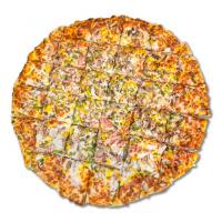 پیتزا میکس خانواده (مرغ و مخلوط ژامبون)