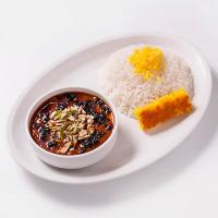 چلو خورشت خلال کرمون شاهی