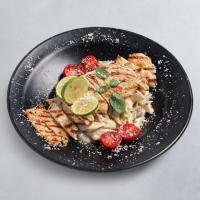 پاستا آلفردو با مرغ