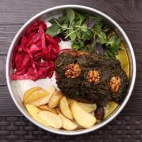 خوراک مرغ و اسفناج