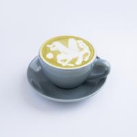 ماچا شیر عسل پسته