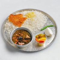 چلو خورشت قورمه سبزی