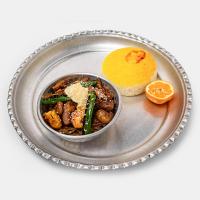 کاسه کباب اردبیلی با کته برنج