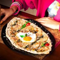 پیده اسفناج و بوقلمون