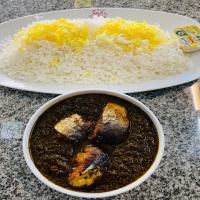چلو قلیه ماهی بوشهری (ماهی چنگو)