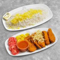 چلو فیله مرغ سوخاری