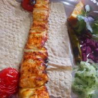 خوراک جوجه کباب زعفرانی