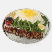 چلو کباب چنجه گوساله