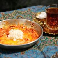 املت با پنیر تبریز