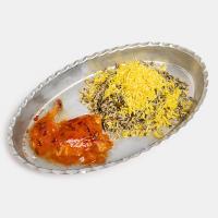 باقالی پلو با مرغ