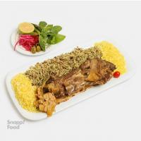 لوبیا پلو با گردن