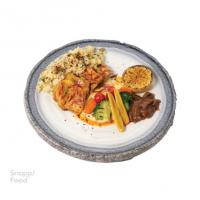 استیک مرغ با سس قارچ