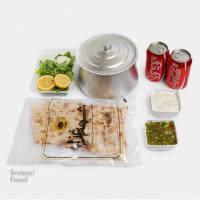 پک قابلمه ای مرغ با چلو ساده