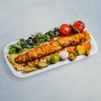 خوراک جوجه کباب برگی زعفرانی