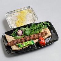 چلو کباب کوبیده نیم پرس