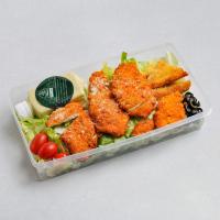 سالاد سزار با مرغ سوخاری