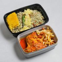 لوبیا پلو با مرغ