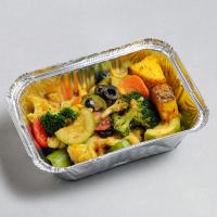 نیم پرس خوراک سبزیجات بخارپز